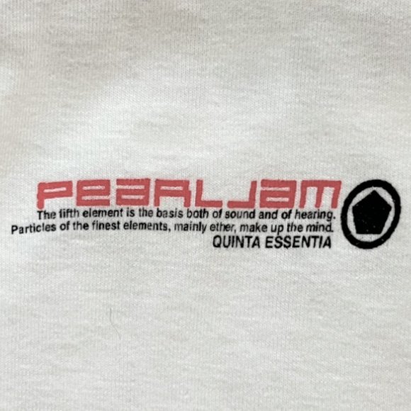 Rare 1999 Pearl Jam Quinta Essentia Elements Vintage Crop Top Tank, Size M/OS - Picture 8 of 9